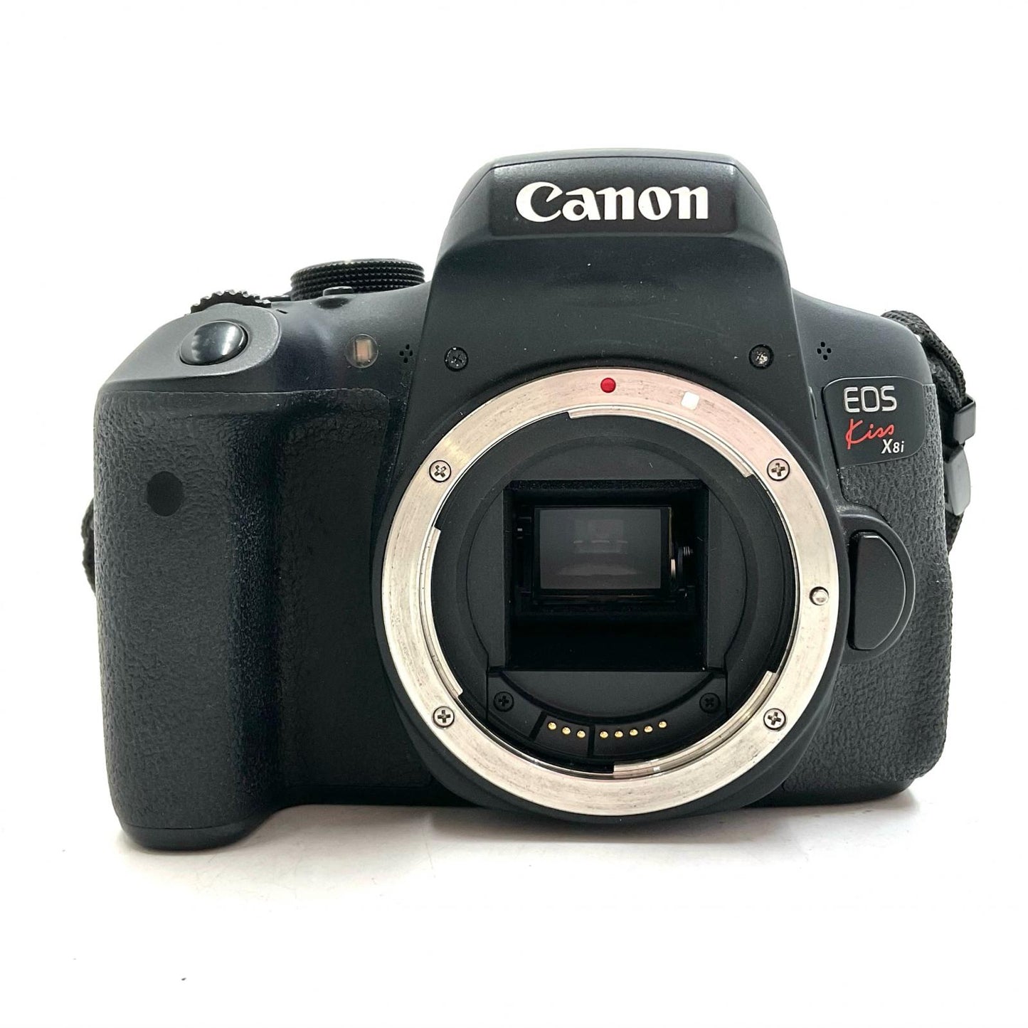 【全額返金保証】【最速発送】Canon デジタル一眼 EOS Kiss X8i ボディ ブラック 美品 動作確認済