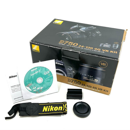 【全額返金保証】【最速発送】Nikon デジタル一眼 D750 ボディ ブラック 動作確認済