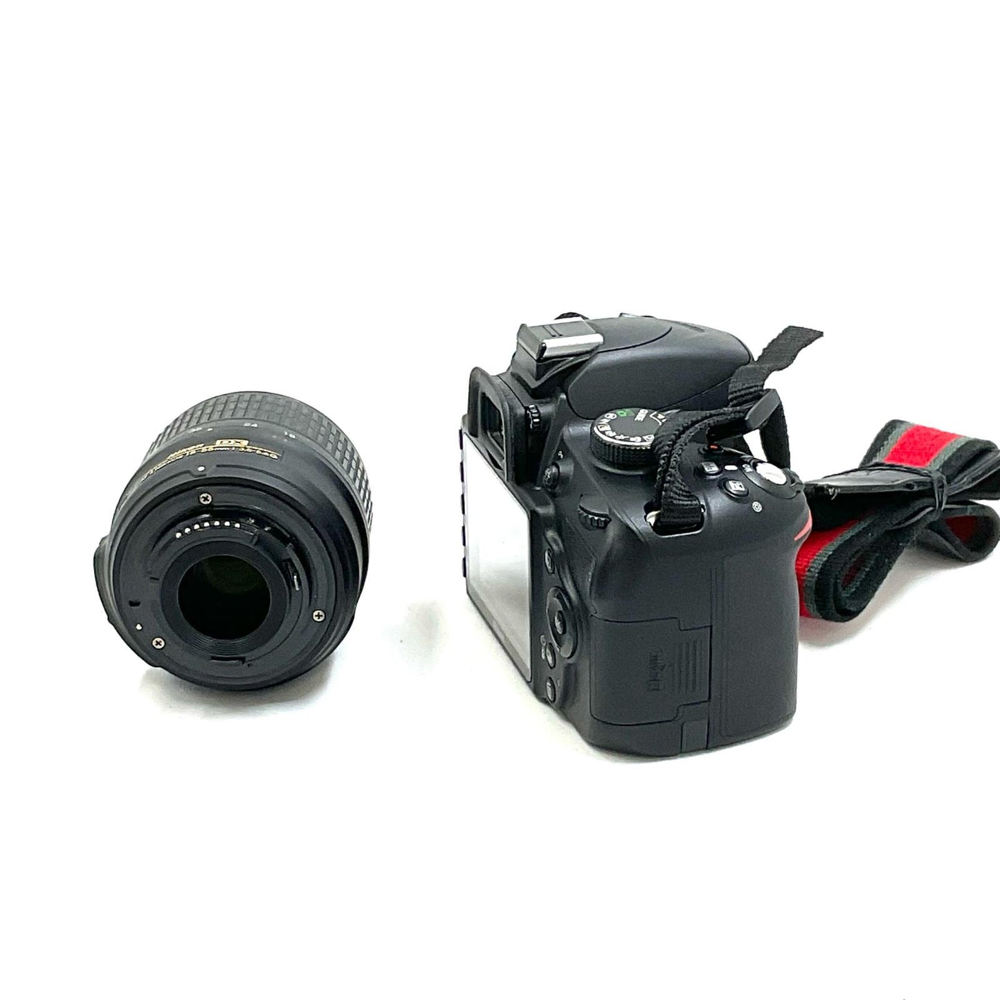 【全額返金保証】【最速発送】Nikon デジタル一眼 D3200 18-55 VR レンズキット ブラック 美品 動作確認済