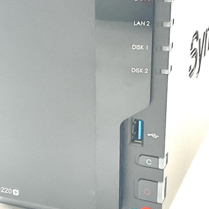 【全額返金保証】【最速発送】SYNOLOGY NAS DS220+ HDD 4TB 動作確認済