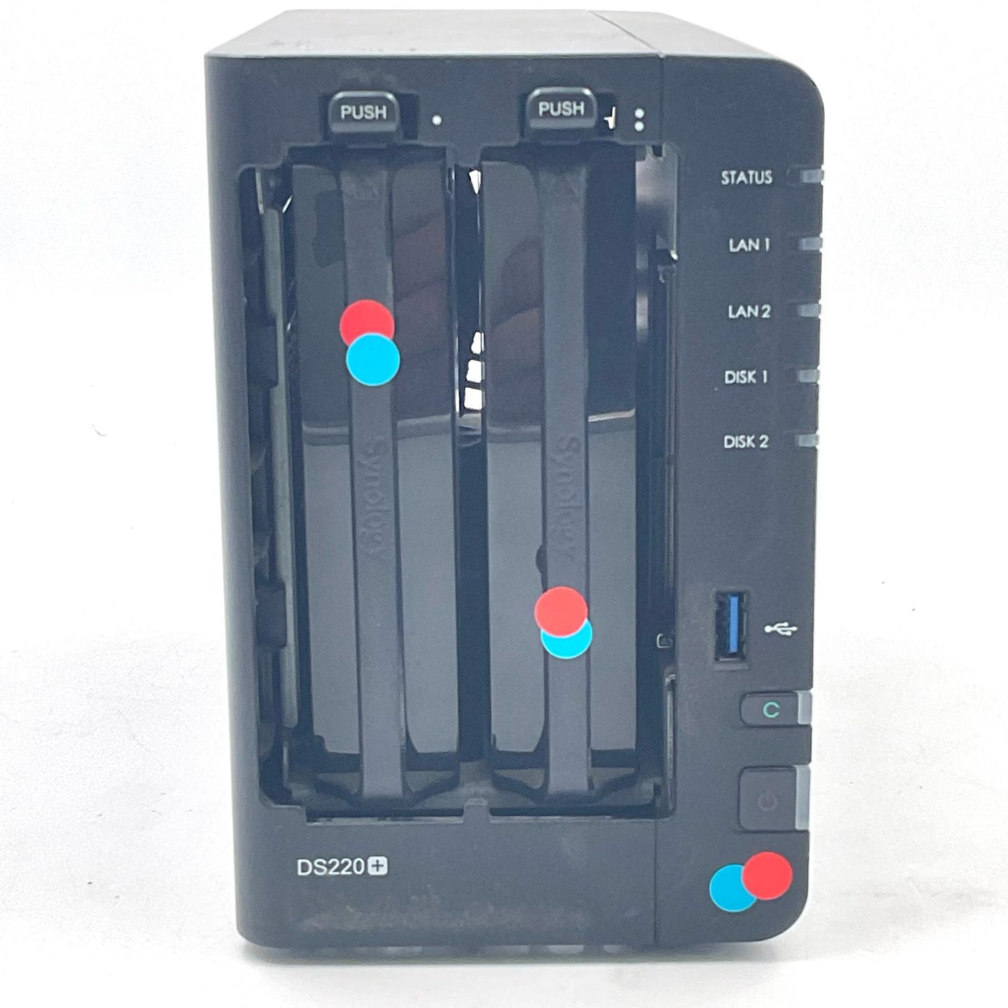 【全額返金保証】【最速発送】SYNOLOGY NAS DS220+ HDD 4TB 動作確認済