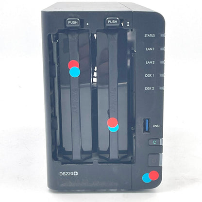【全額返金保証】【最速発送】SYNOLOGY NAS DS220+ HDD 4TB 動作確認済