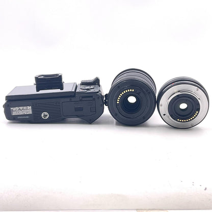 【全額返金保証】【最速発送】OLYMPUS デジタル一眼 E-M10 Mark III ダブルズームキット 美品 動作確認済