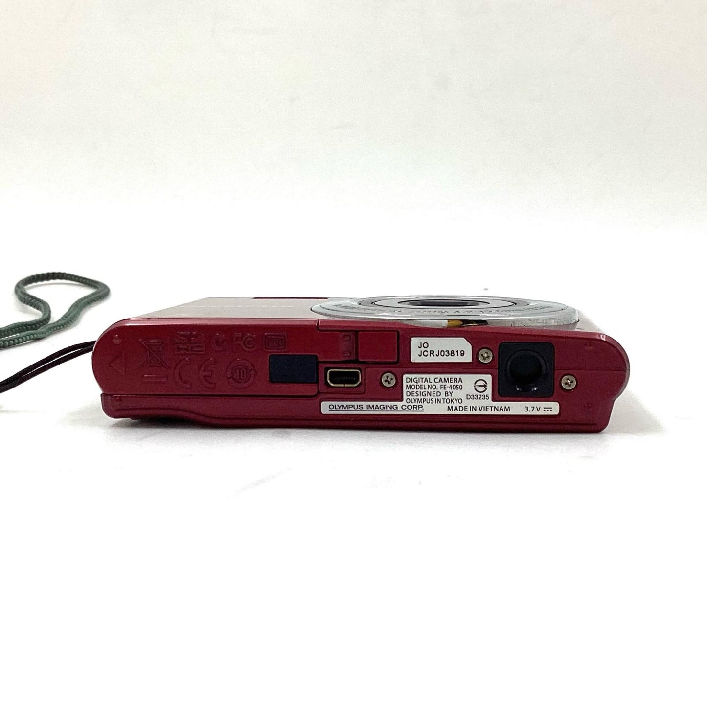 【全額返金保証】【最速発送】OLYMPUS コンパクトデジタルカメラ FE-4050 [レッド] 動作確認済