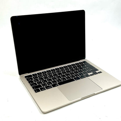 【全額返金保証】【最速発送】Apple MacBook Air 13.6インチ 2022 Apple M2 8GB 256GB スターライト 100% 美品 動作確認済