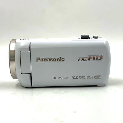 【全額返金保証】【最速発送】Panasonic HC-V550M-W [ホワイト] 美品 動作確認済