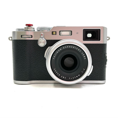 【全額返金保証】【最速発送】FUJIFILM コンパクトデジタルカメラ X100F シルバー 美品 動作確認済