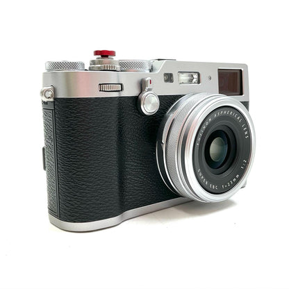 【全額返金保証】【最速発送】FUJIFILM コンパクトデジタルカメラ X100F シルバー 美品 動作確認済