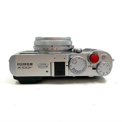 【全額返金保証】【最速発送】FUJIFILM コンパクトデジタルカメラ X100F シルバー 美品 動作確認済