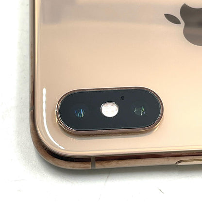 【全額返金保証】【最速発送】Apple iPhone iPhone XS 64GB ゴールド Softbank SIMフリー 白ロム 動作確認済 75%