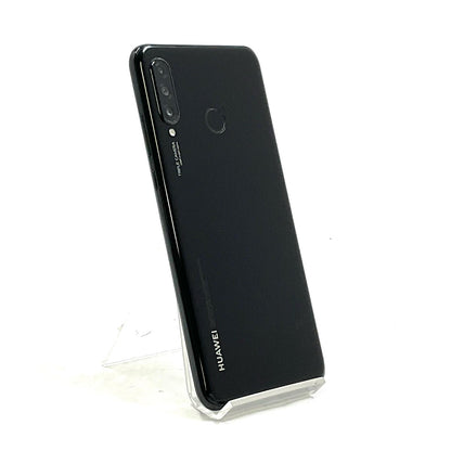 【全額返金保証】【最速発送】Huawei P 30 lite 64GB ミッドナイトブラック Softbank MAR-LX2J 白ロム 動作確認済