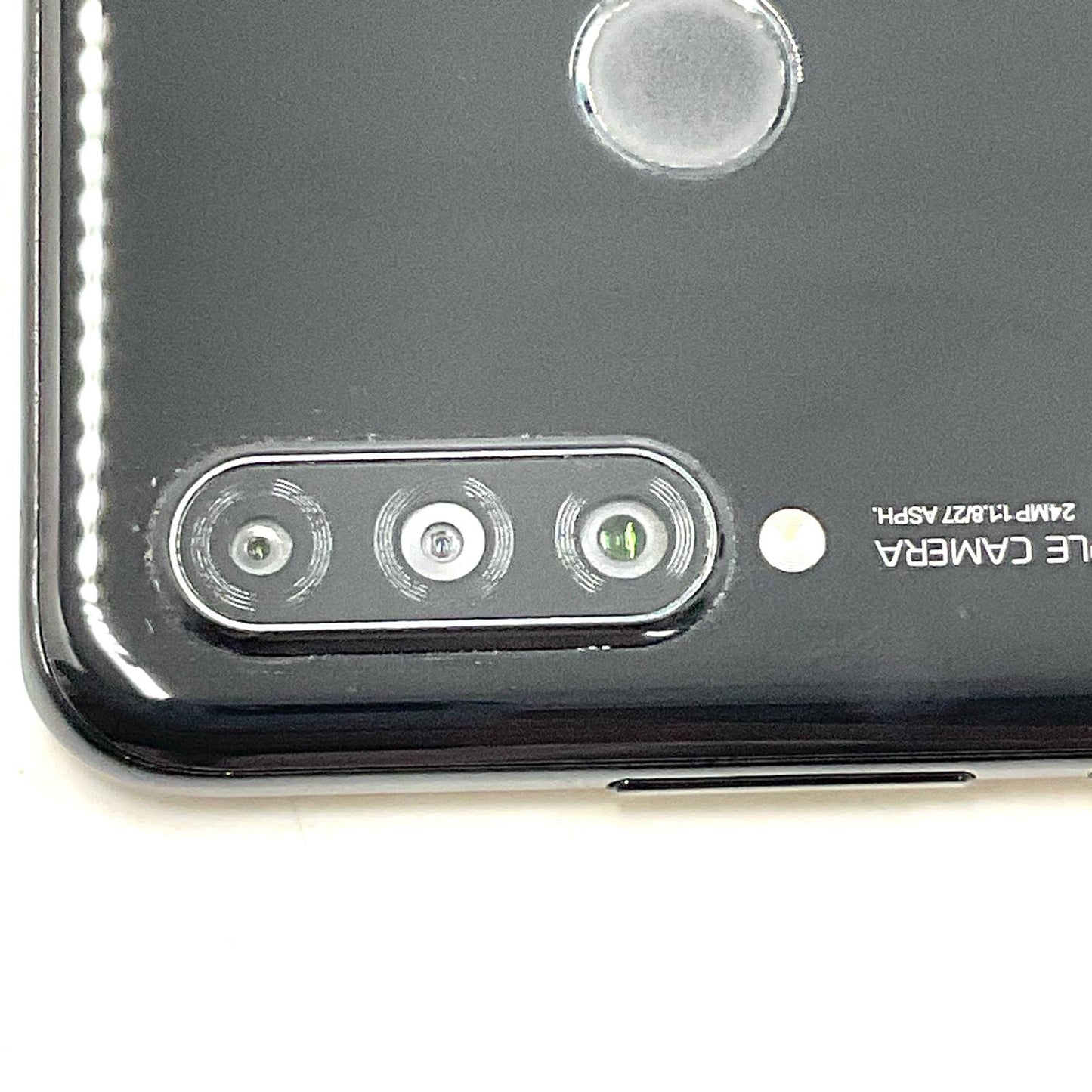 【全額返金保証】【最速発送】Huawei P 30 lite 64GB ミッドナイトブラック Softbank MAR-LX2J 白ロム 動作確認済