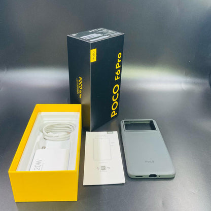 【全額返金保証】【最速発送】Xiaomi POCO F6 Pro 256GB ホワイト SIMフリー 23113RKC6G 白ロム 美品 動作確認済