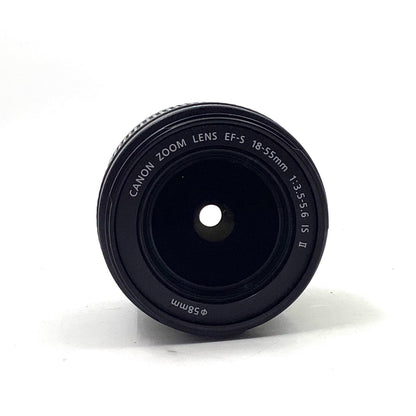 【全額返金保証】【最速発送】Canon EF-S 18-55mm F3.5-5.6 IS II 美品 動作確認済