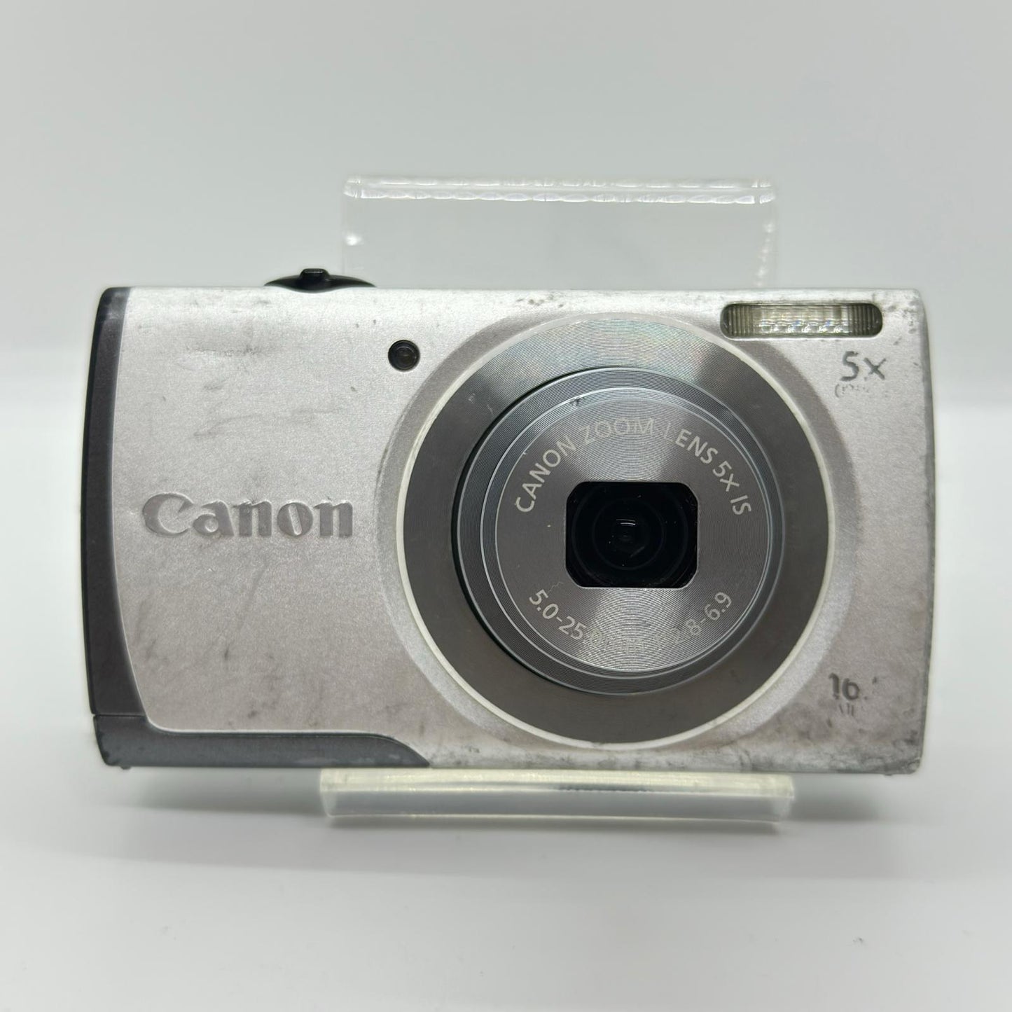 【全額返金保証】【最速発送】Canon コンパクトデジタルカメラ PowerShot A3500 IS シルバー 動作確認済