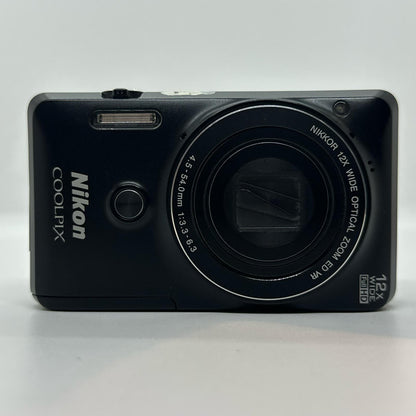 【全額返金保証】【最速発送】Nikon コンパクトデジタルカメラ COOLPIX S6900 ブラック 動作確認済