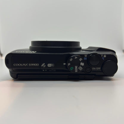 【全額返金保証】【最速発送】Nikon コンパクトデジタルカメラ COOLPIX S9900 ブラック 動作確認済