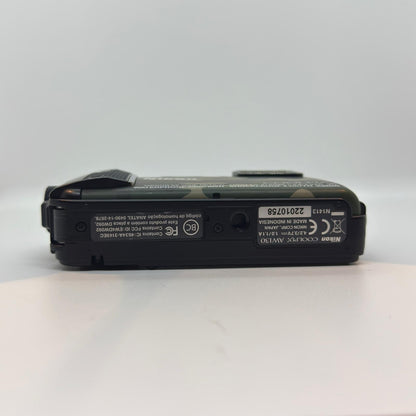 【全額返金保証】【最速発送】Nikon コンパクトデジタルカメラ COOLPIX AW130 グリーン 美品 動作確認済