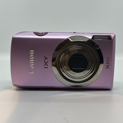 【全額返金保証】【最速発送】Canon コンパクトデジタルカメラ IXY 10S ピンク 美品 動作確認済