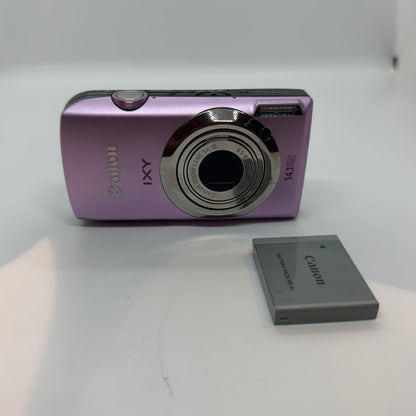【全額返金保証】【最速発送】Canon コンパクトデジタルカメラ IXY 10S ピンク 美品 動作確認済