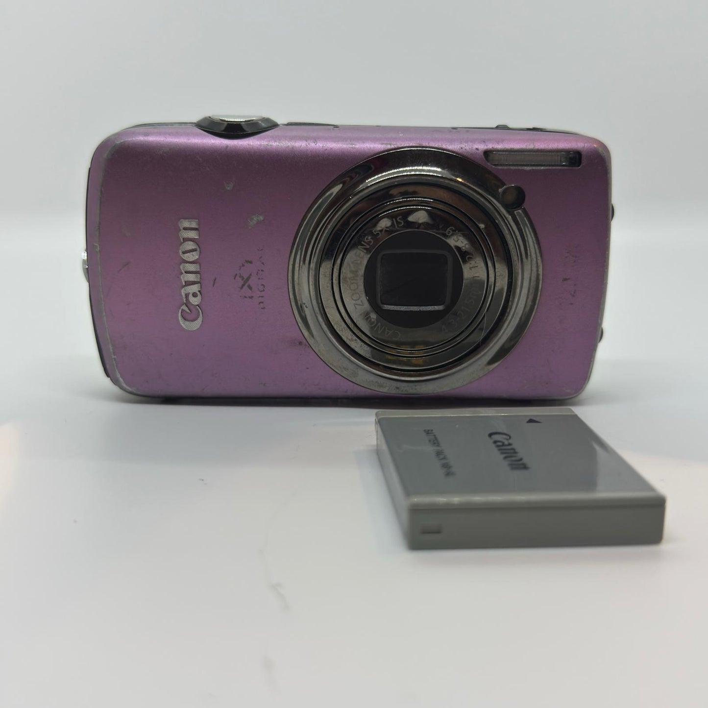 【全額返金保証】【最速発送】Canon コンパクトデジタルカメラ IXY DIGITAL 930 IS パープル 動作確認済
