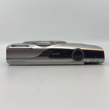 【全額返金保証】【最速発送】Canon コンパクトデジタルカメラ IXY 650 シルバー 美品 動作確認済