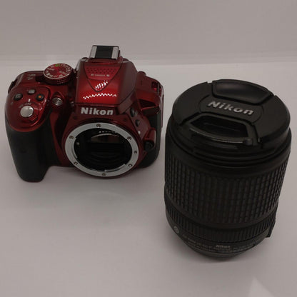 【全額返金保証】【最速発送】Nikon デジタル一眼 D5300 18-140 VR レンズキット [レッド] 動作確認済