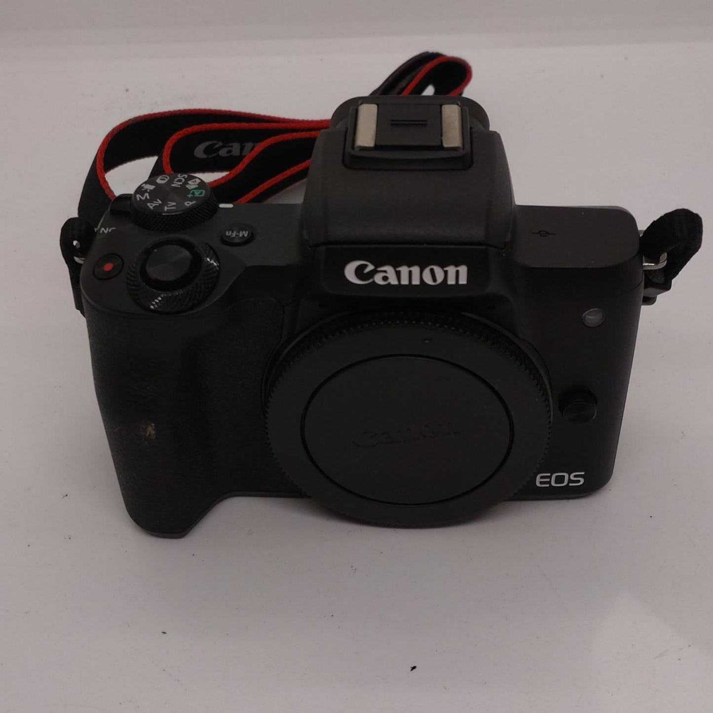 【全額返金保証】【最速発送】Canon デジタル一眼 EOS Kiss M ボディ ブラック 動作確認済