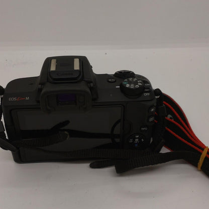 【全額返金保証】【最速発送】Canon デジタル一眼 EOS Kiss M ボディ ブラック 動作確認済