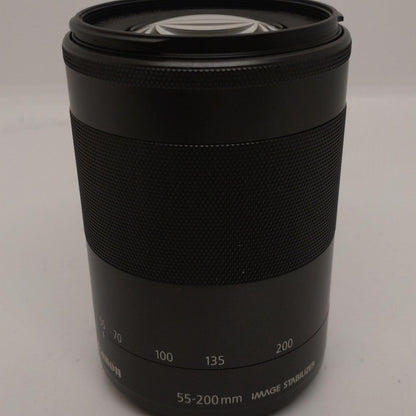 【全額返金保証】【最速発送】Canon EF-M 55-200mm F4.5-6.3 IS STM 美品 動作確認済