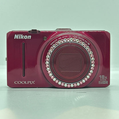 【全額返金保証】【最速発送】Nikon コンパクトデジタルカメラ COOLPIX S9300 レッド 動作確認済