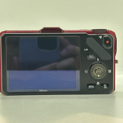 【全額返金保証】【最速発送】Nikon コンパクトデジタルカメラ COOLPIX S9300 レッド 動作確認済