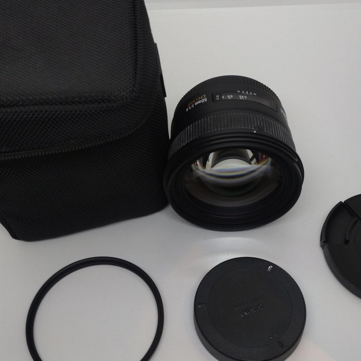 【全額返金保証】【最速発送】SIGMA 50mm F1.4 DG HSM 美品 動作確認済