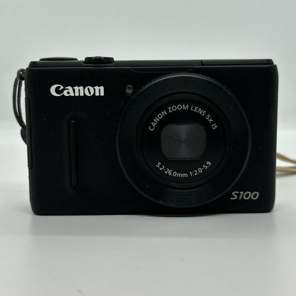 【最速発送】Canon コンパクトデジタルカメラ PowerShot S100 ブラック【難有】