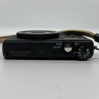 【最速発送】Canon コンパクトデジタルカメラ PowerShot S100 ブラック【難有】