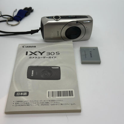 【全額返金保証】【最速発送】Canon コンパクトデジタルカメラ IXY 30S 美品 動作確認済