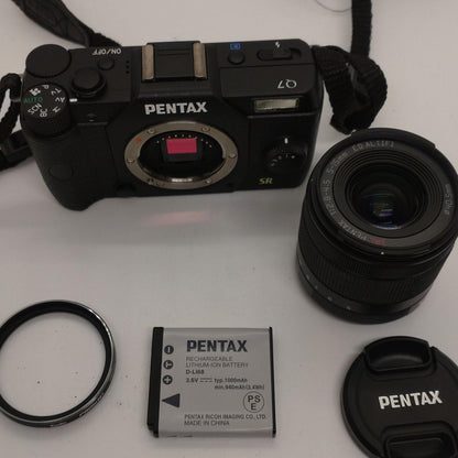 【全額返金保証】【最速発送】PENTAX デジタル一眼 PENTAX Q7 ズームレンズキット 美品 動作確認済