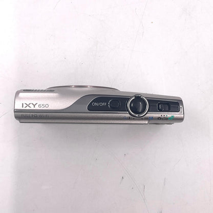 【全額返金保証】【最速発送】Canon コンパクトデジタルカメラ IXY 650 [シルバー] 美品 動作確認済