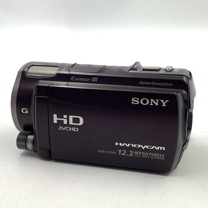 【最速発送】Sony HDR-CX560V（ボルドーブラウン）【難有】