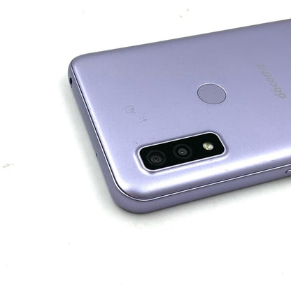 【全額返金保証】【最速発送】富士通 arrows We 64GB パープル docomo F-51B 白ロム 美品 動作確認済
