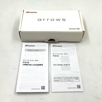 【全額返金保証】【最速発送】富士通 arrows We 64GB パープル docomo F-51B 白ロム 美品 動作確認済