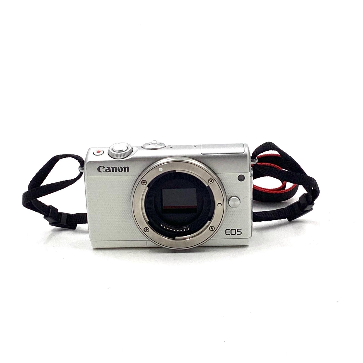 【全額返金保証】【最速発送】Canon デジタル一眼 EOS M100 ボディ ホワイト 動作確認済