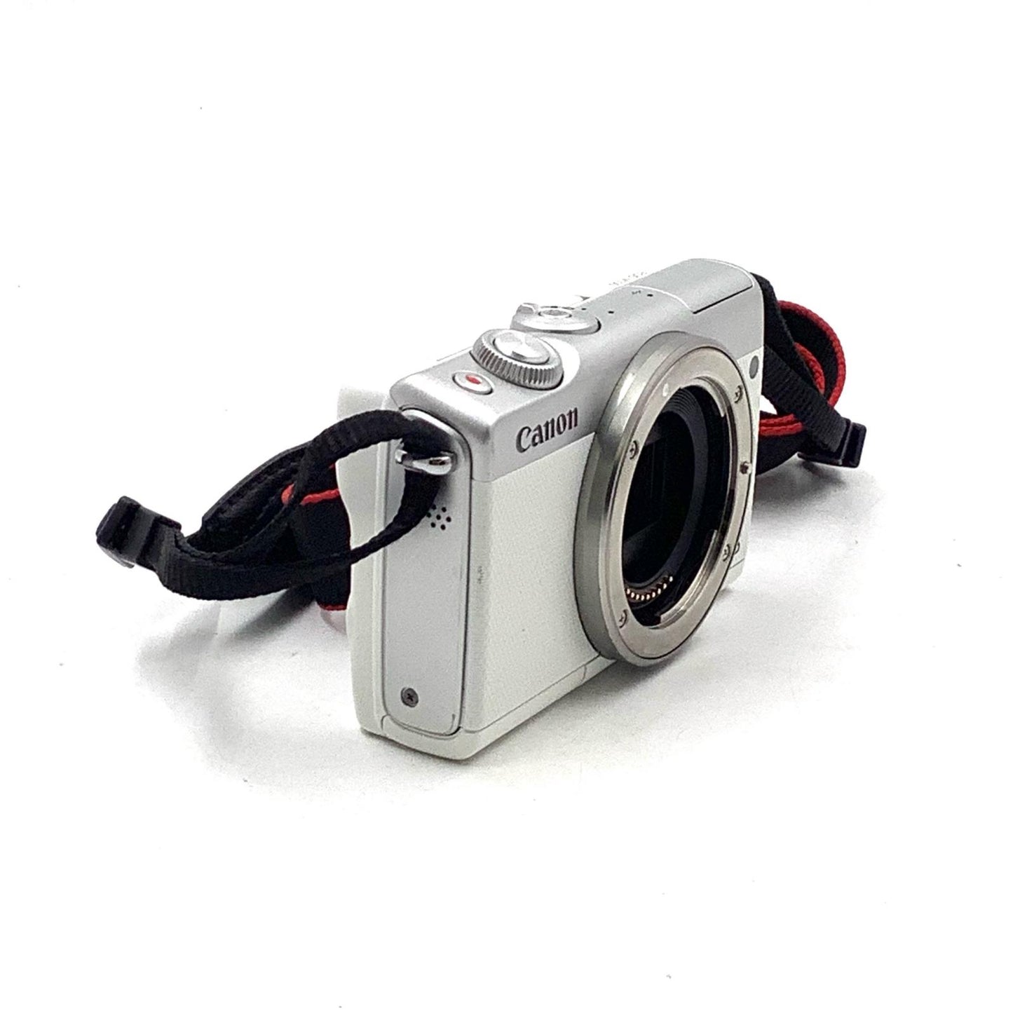 【全額返金保証】【最速発送】Canon デジタル一眼 EOS M100 ボディ ホワイト 動作確認済