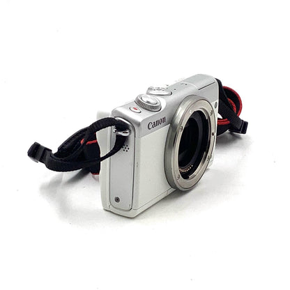 【全額返金保証】【最速発送】Canon デジタル一眼 EOS M100 ボディ ホワイト 動作確認済