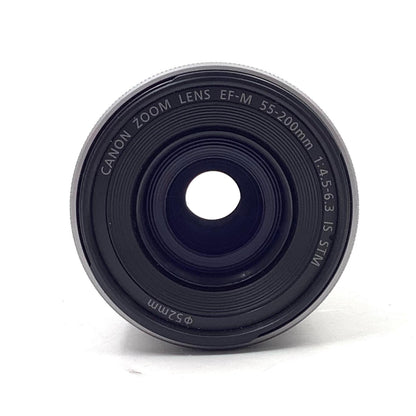 【最速発送】Canon EF-M55-200mm F4.5-6.3 IS STM [シルバー]【難有】