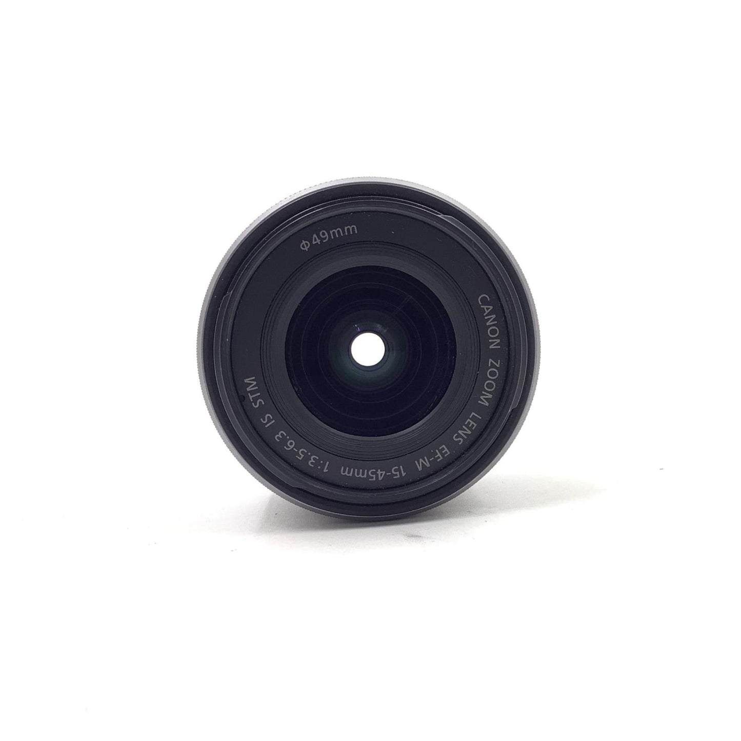 【全額返金保証】【最速発送】Canon EF-M15-45mm F3.5-6.3 IS STM [シルバー] 動作確認済
