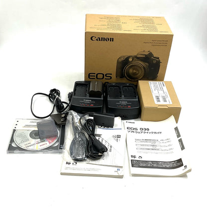 【全額返金保証】【最速発送】Canon デジタル一眼 EOS 30D ボディ ブラック 動作確認済