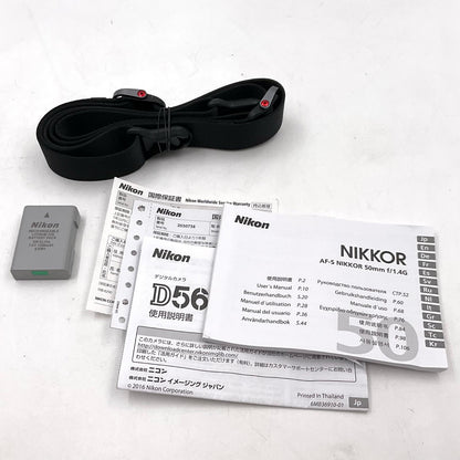 【全額返金保証】【最速発送】Nikon デジタル一眼 D5600 ボディ ブラック 美品 動作確認済