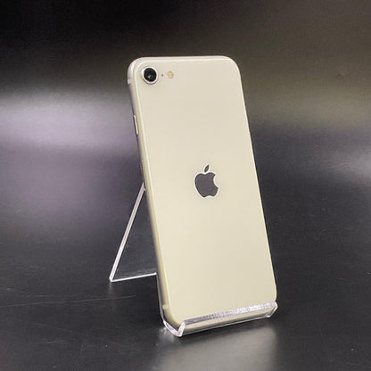 【最速発送】Apple iPhone iPhone SE（第3世代） 64GB スターライト au SIMフリー 白ロム【難有】 87%