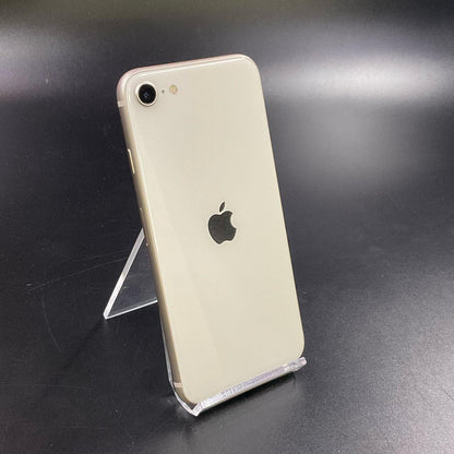 【全額返金保証】【最速発送】Apple iPhone iPhone SE（第3世代） 64GB スターライト SIMフリー 白ロム 美品 動作確認済 87%